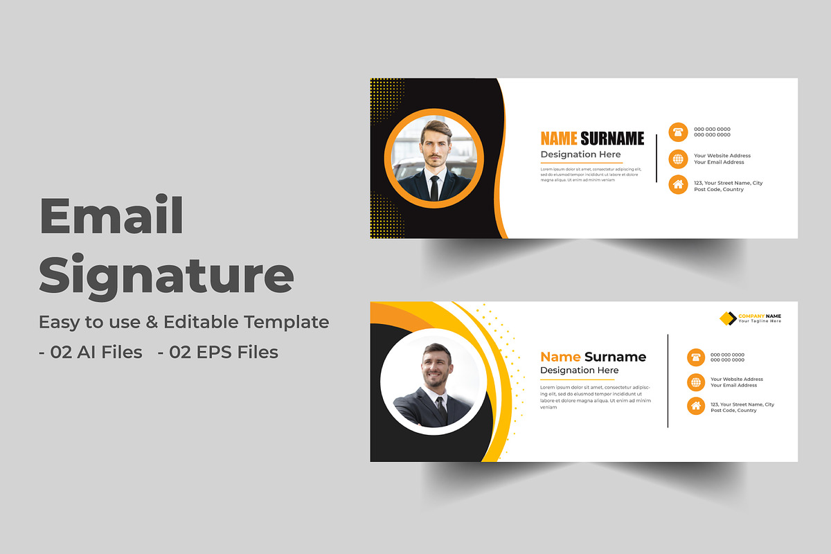 Business Email Signature Template, an Email Template by Designgrove