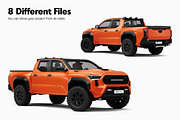 Pickup Truck Mockup 14, a Product Mockup by Mockupix (Thumbnail 7 of 12)
