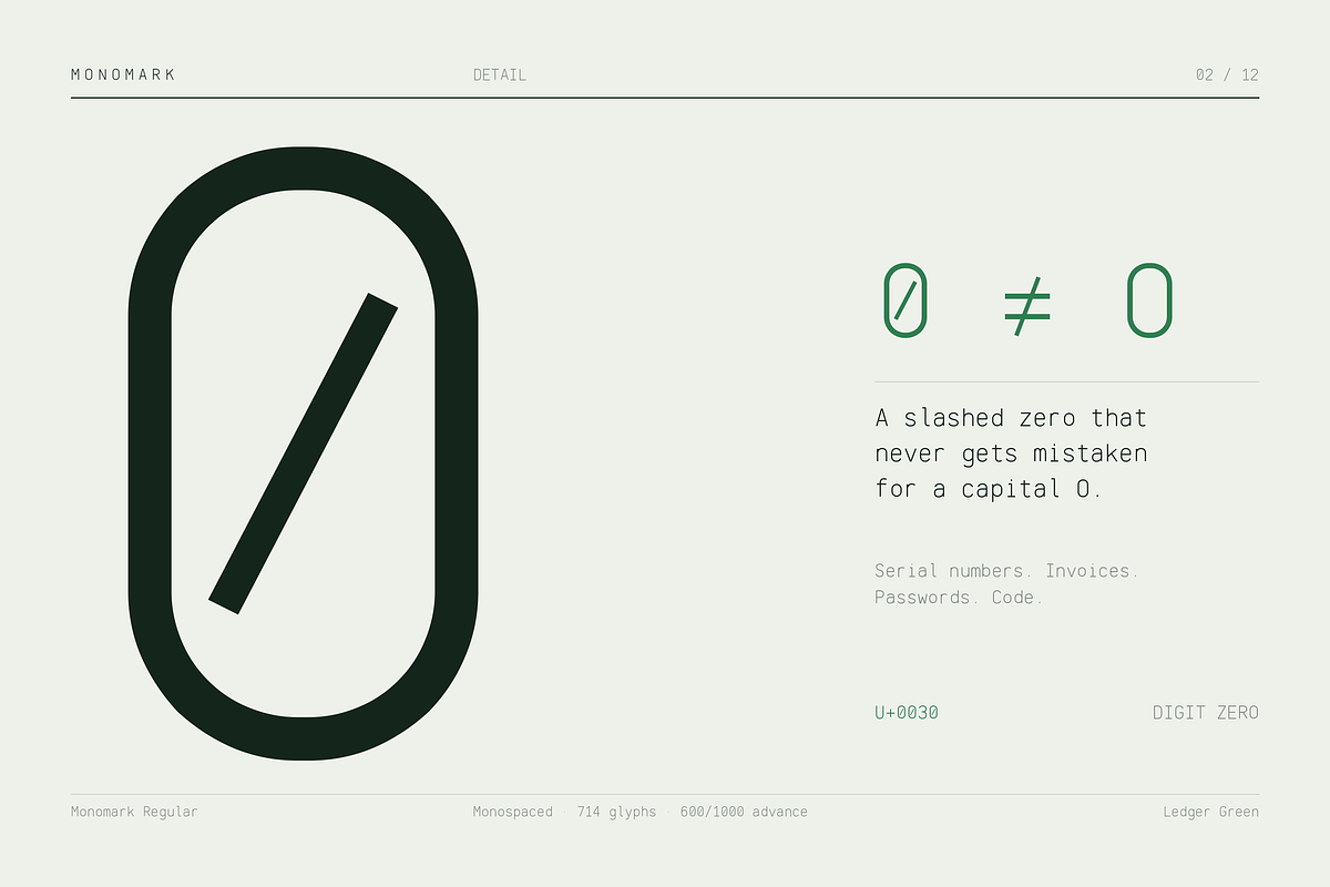 Monomark - Professional Monospace, a Sans Serif Font by HipFonts (Photo 4 of 17)