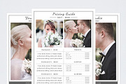 Photography Pricing Guide Template, a Flyer Template by NM-Design-Studio (Thumbnail 1 of 4)