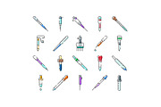 Laboratory dropper pipette tools, an Object Graphic by pikepicture (Thumbnail 1 of 3)