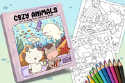 Cozy Animals Coloring Book for Kids, an Animal Illustration by Bold & Easy Coloring Book (Thumbnail 1 of 4)
