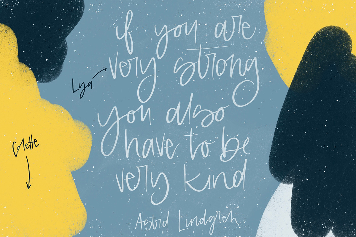 Simple Lettering Brushset, a Brush Add-On by michalhirt (Photo 7 of 7)