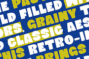 Moonthey – Bold Cute Retro Display F, a Sans Serif Font by kangfont Studio (Thumbnail 4 of 10)