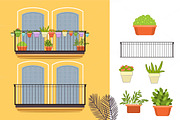 12 building facades. VECTOR, a Food Illustration by Natalka Dmitrova art (Thumbnail 14 of 14)