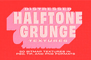 Distressed Halftone Grunge Textures, a Texture Graphic by Quentin Bangston (Thumbnail 1 of 7)