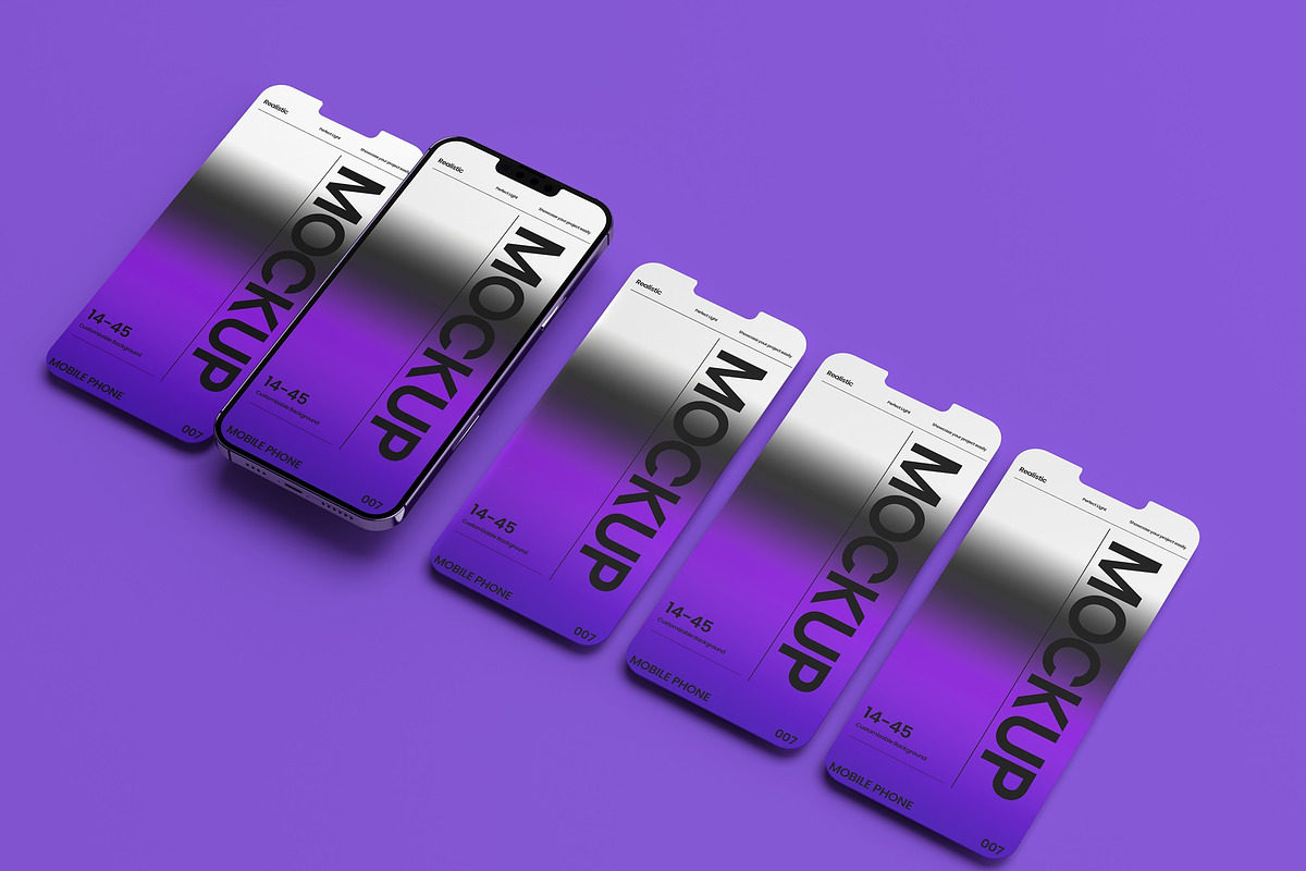 10 psd Multiscreen Iphone Mockup, an iPhone Mockup by East Gallery (Photo 7 of 10)
