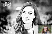 Charcoal Sketch Photoshop Action, an Action Add-On by KnightWipers (Thumbnail 4 of 5)