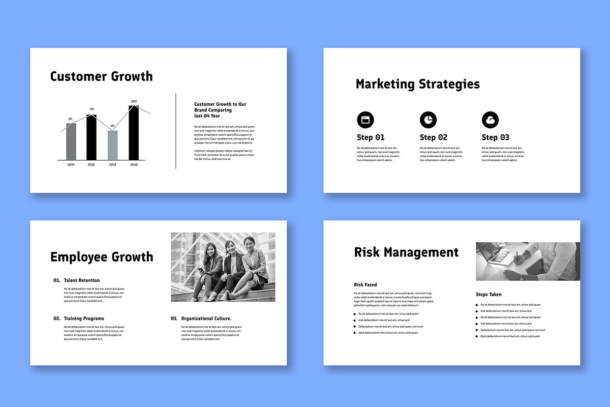 Annual Report Presentation, a Presentation Template by ContestDesign (Photo 5 of 6)