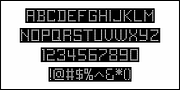 News Ticker JNL, a Font by Jeff Levine Fonts (Thumbnail 3 of 5)