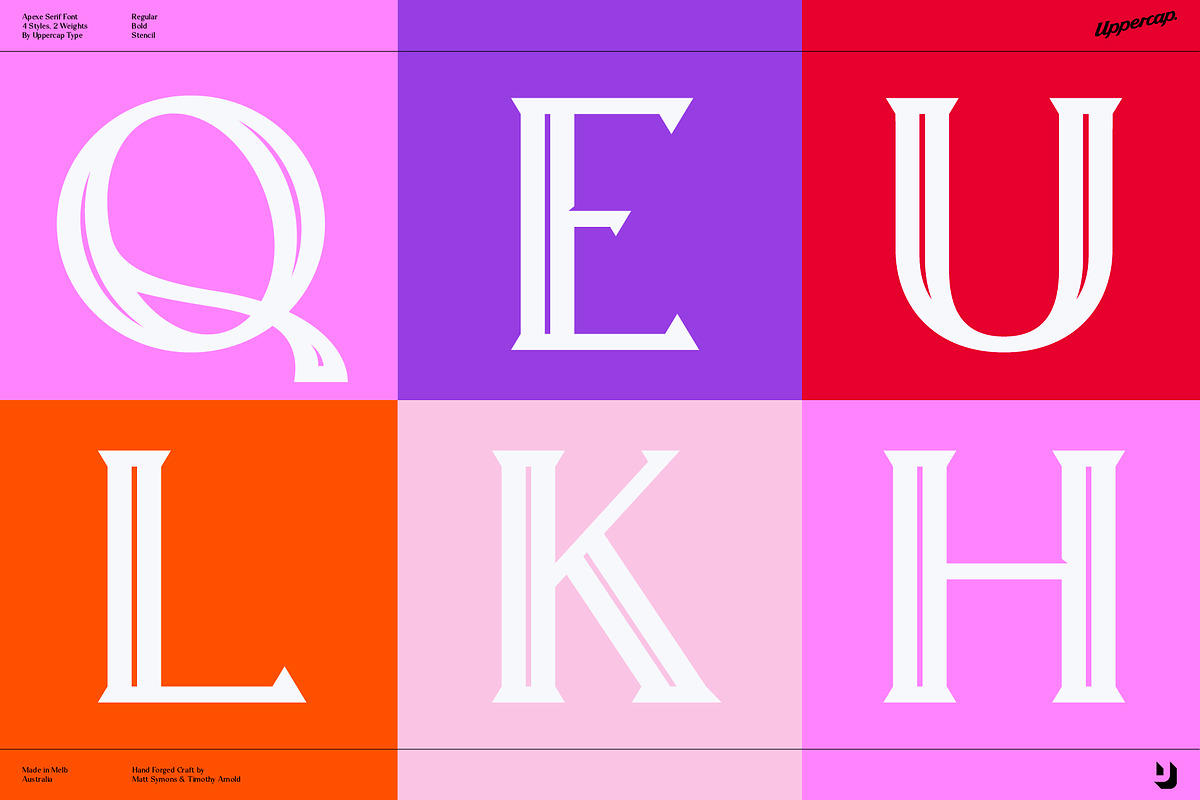 Apexe - Serif Font Family, a Serif Font by UppercapType (Photo 10 of 13)