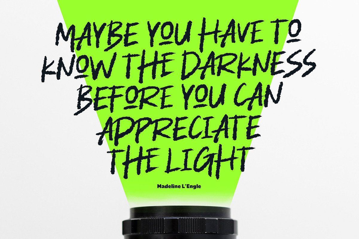 Splashed Brush Font, a Font by trustha (Photo 9 of 10)