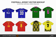 Vector Mockups Football Jersey, a Shirt Mockup by Irhasalfahad (Thumbnail 5 of 8)