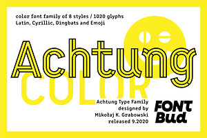 Achtung Color Type Family