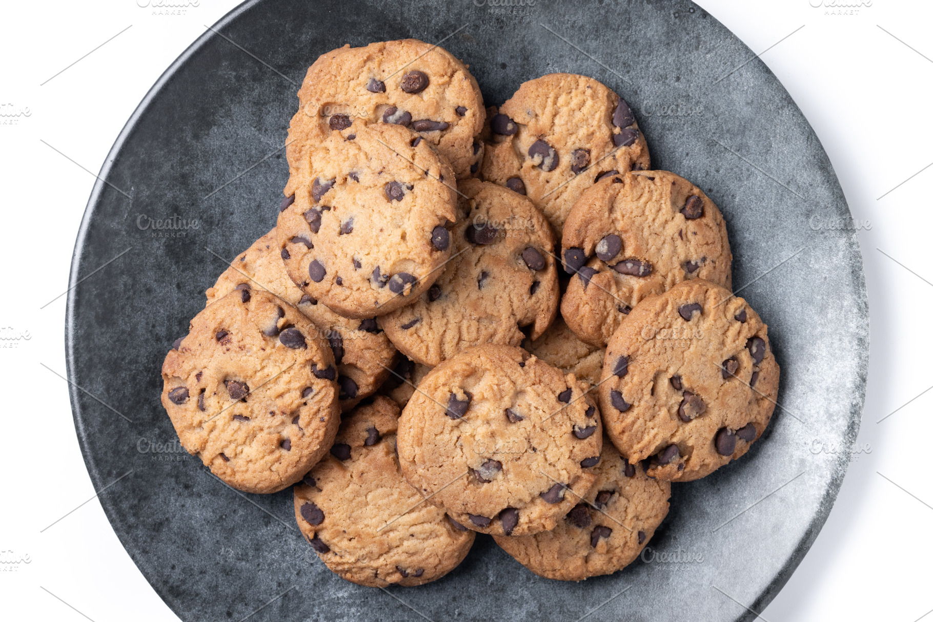 Baked chocolate chip cookies, a Food & Drink Photo by etorres69