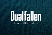 Dualfallen - Font, a Sans Serif Font by artchiles_design (Thumbnail 3 of 5)