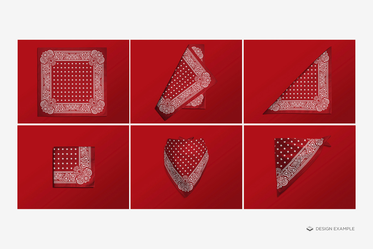 Bandana Mock-up, a Mask Mockup by Branda Keeps (Photo 5 of 17)