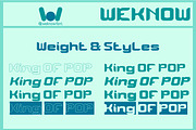 King of POP, a Font by weknow (Thumbnail 7 of 8)