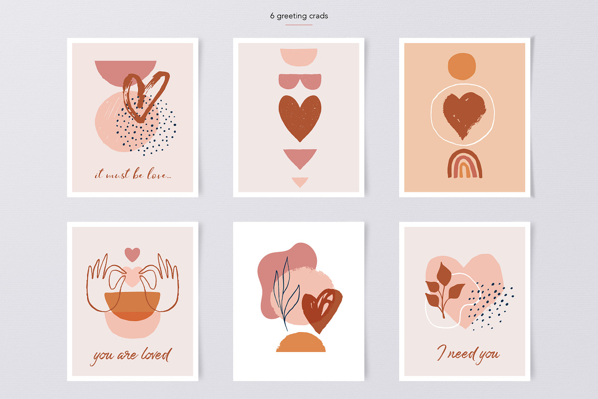 Boho Valentine's day, a Decorative Illustration by Marish (Photo 3 of 9)