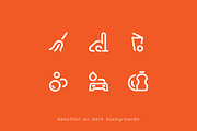 IconAlone Line icons pack, an Outline Icon by popcic (Thumbnail 4 of 5)