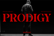 Prodigy, a Blackletter Font by Pinisi ART (Thumbnail 1 of 10)
