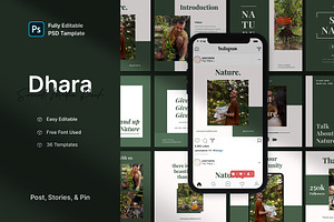 Dhara - Nature Social Media Pack