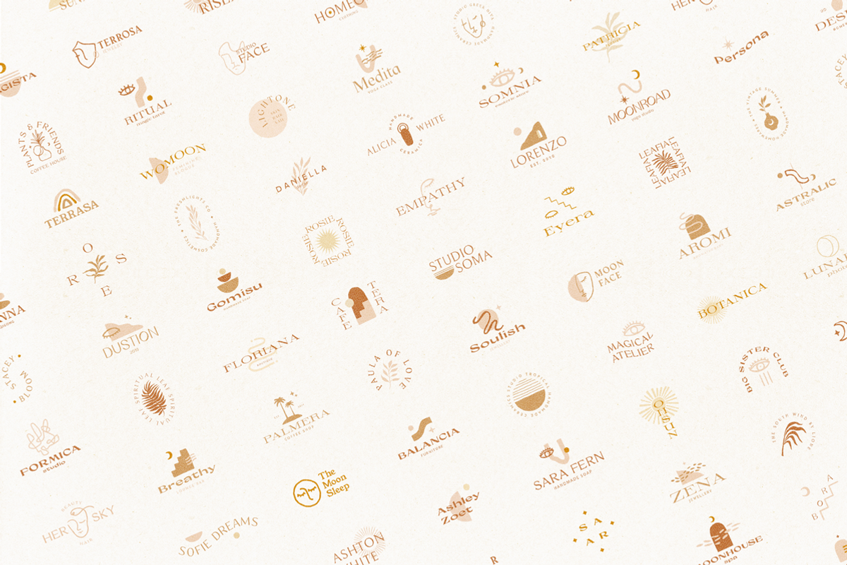 100 Handcrafted Logo Templates, a Branding & Logo Template by Ayya Studio (Photo 2 of 25)