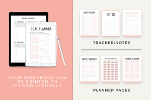 Ebook Creator Canva Template - Pink