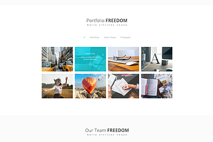 Freedom PSD Template