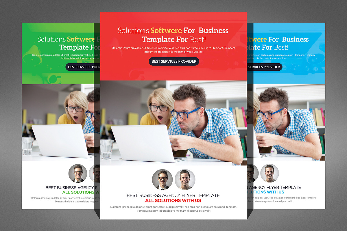 Multipurpose Corporate Flyer Bundle, a Marketing Template by Graphic Templates (Photo 1 of 11)
