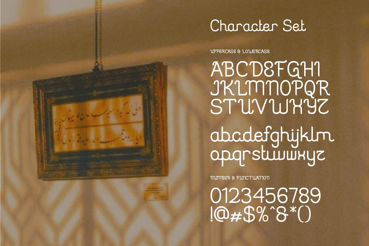 Zulfiqar – Islamic Display Font, a Script Font by Vadovastd (Photo 5 of 7)