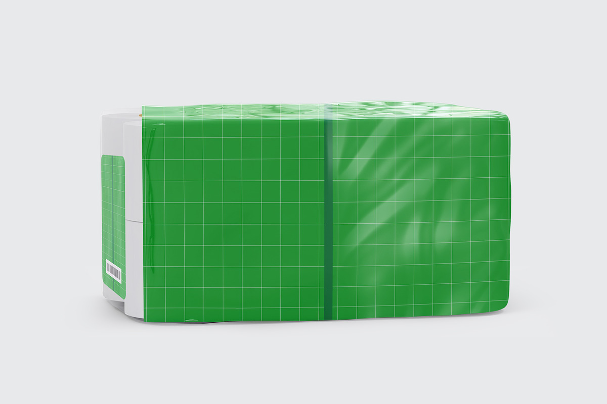 Toilet Paper 12 Pack Mockup, a Packaging Mockup by _Adroit_ (Photo 4 of 5)