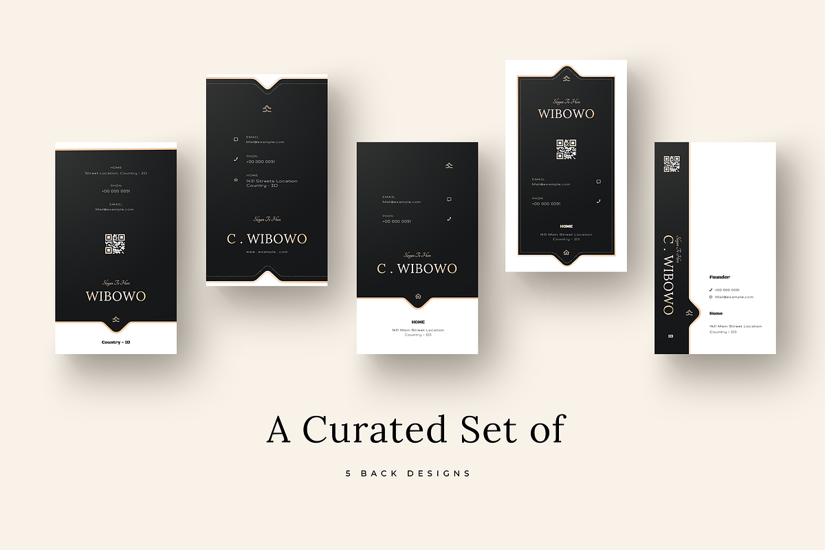 Paragon Business Card 5 Bundles, a Business Card Template by Ctrl space studio (Photo 2 of 9)