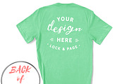 Back Of T-Shirt BC3001 Mockup Bundle, a Shirt Mockup by lock and page (Thumbnail 27 of 88)