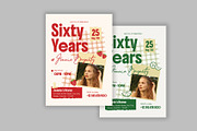 Retro Creative Birthday Invitation, a Card Template by Neermana (Thumbnail 3 of 4)