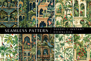 10 Patel's Tropical Haven Patterns, a Pattern Graphic by Inknfolly (Thumbnail 1 of 6)