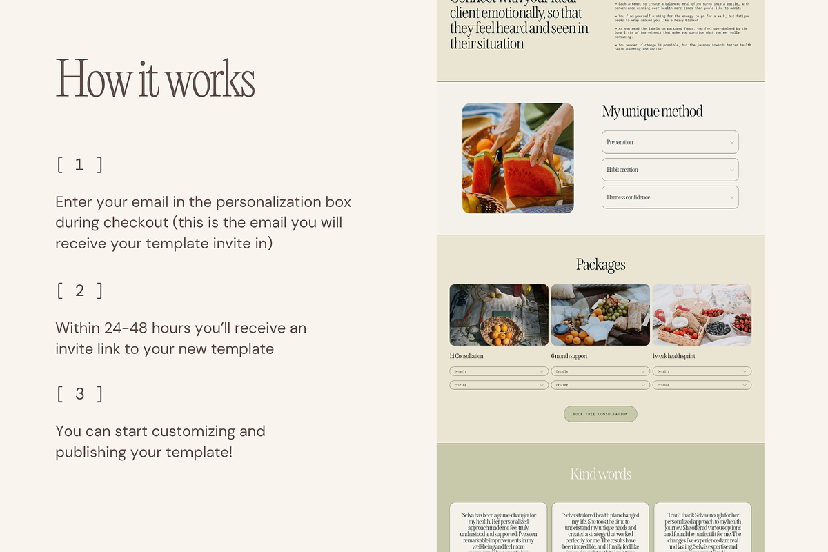 Squarespace 7.1 Template for Coach, a Squarespace Template by Soul Mission Studio (Photo 6 of 10)
