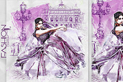 Fashion Sketch 2 Photoshop Action, an Action Add-On by GorynArt (Thumbnail 6 of 11)
