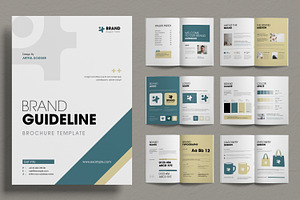Minimalist Brand Guideline Template, a Brochure Template by ContestDesign