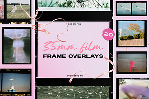 35mm Film Frames Overlays, an Object Graphic by Kaleriia