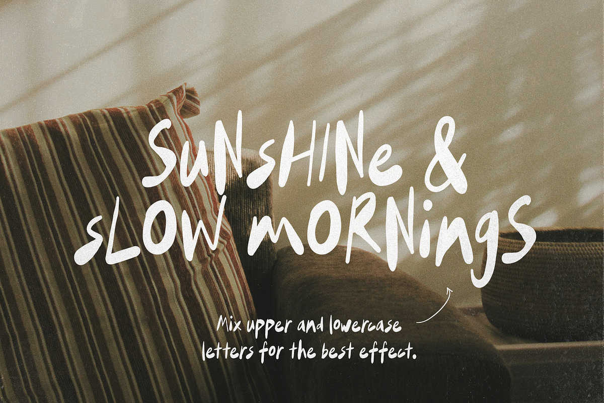 Matcha Morning – Playful Marker Font, a Handwritten Font by Nonceni (Photo 5 of 12)