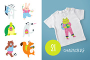 Little Scholar: Cute Animal Clipart, an Animal Illustration by danceyourlife (Thumbnail 4 of 7)