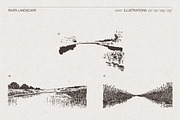 Vintage Nature Landscape Collection, a Seasonal Illustration by TheMountBirdStudio (Thumbnail 9 of 17)