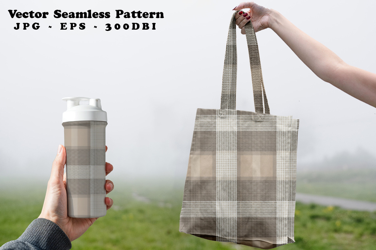 Glen Plaid & Houndstooth Vector, a Pattern Graphic by one-touch (Photo 5 of 10)
