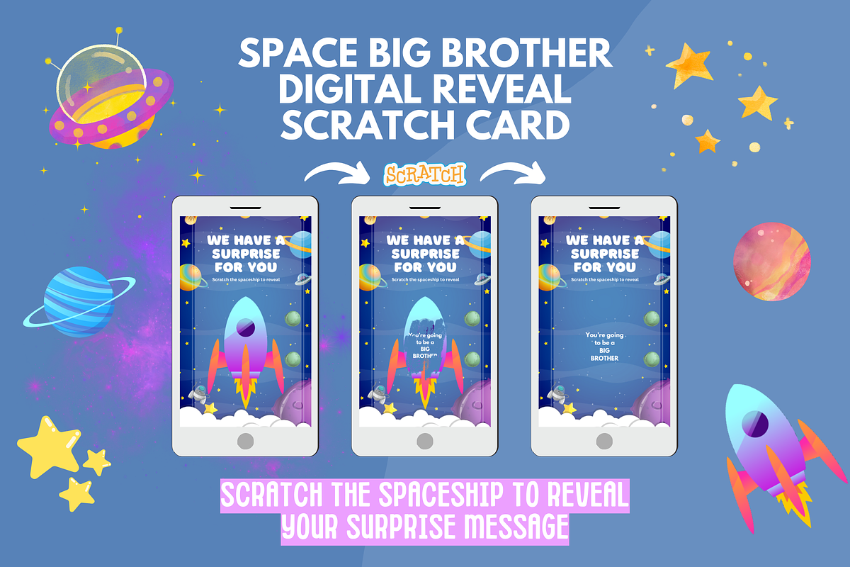 Big Brother Digital Scratch Card, a Marketing Template by SunshineStudioBoutique (Photo 2 of 7)
