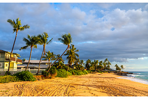 Makaha Beach Park in West Oahu, a Nature Photo by Leonid Andronov
