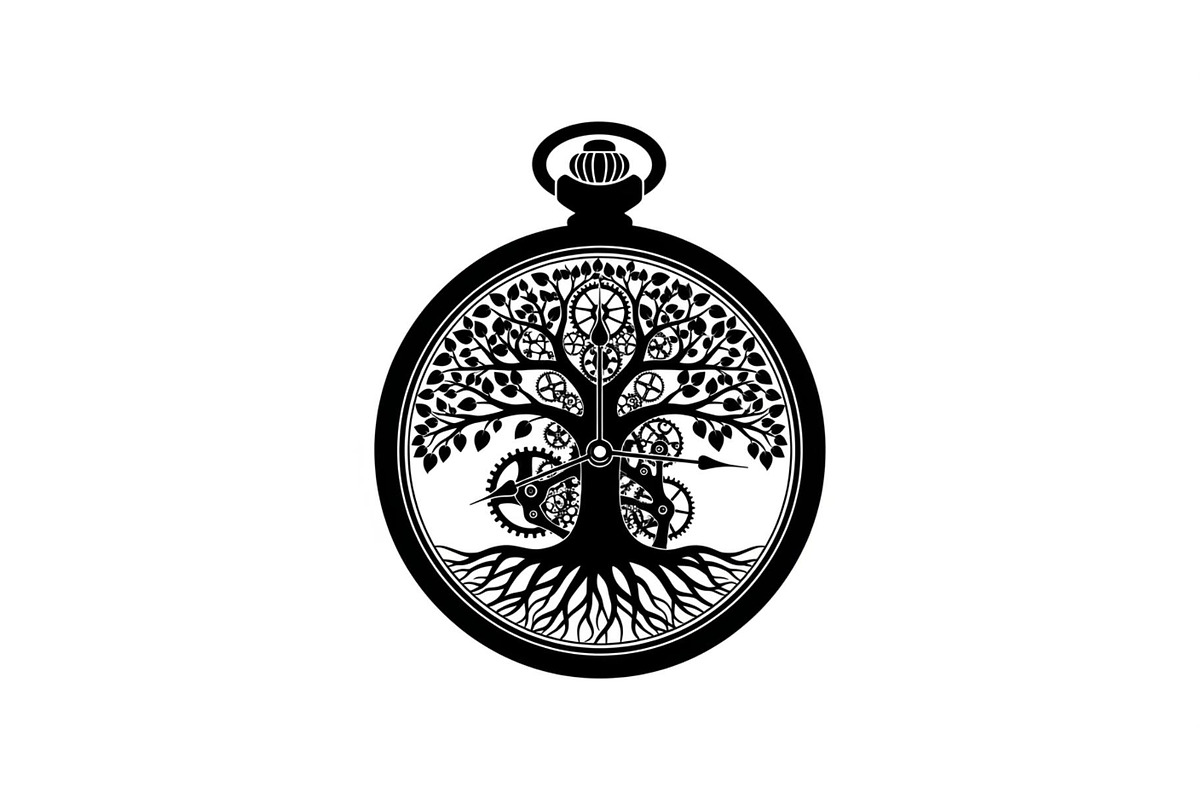 Steampunk Tree of Life Symbol Bundle, an Illustration by yasushie (Photo 14 of 31)