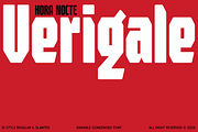HN Verigale, a Sans Serif Font by Hora Nocte (Thumbnail 1 of 15)