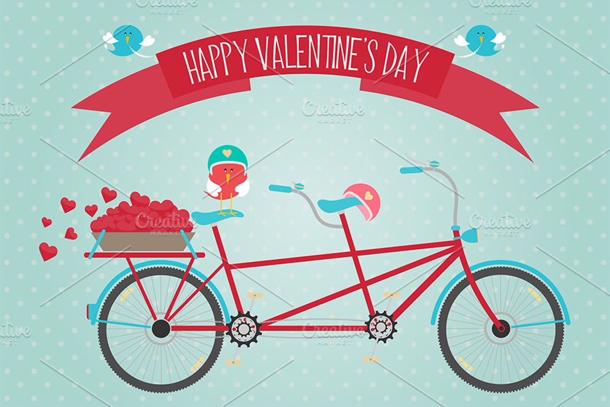 A Valentine's Day Bike Ride, a Templates & Theme by The Bumble Box