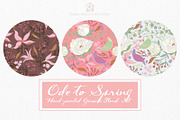 Ode to Spring- Gouache Floral Set, an Illustration by SmallHouseBigPony (Thumbnail 10 of 13)